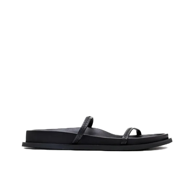 ST. AGNI Slide Slippers Women's Black-1
