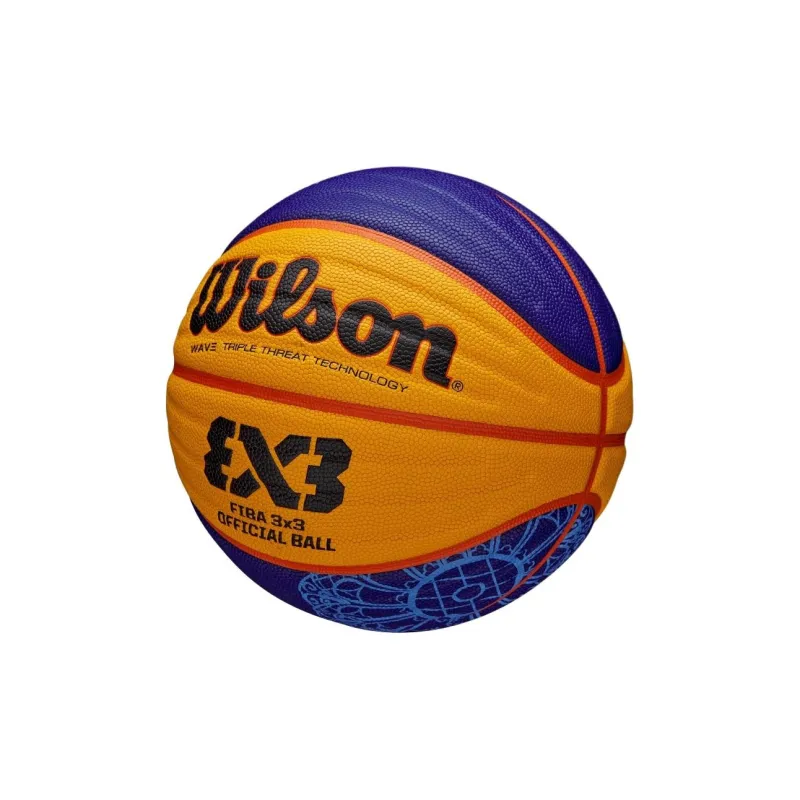 Wilson Size 6 Indoor, Outdoor, All Basketball Synthetic Leather Yellow Purple-1