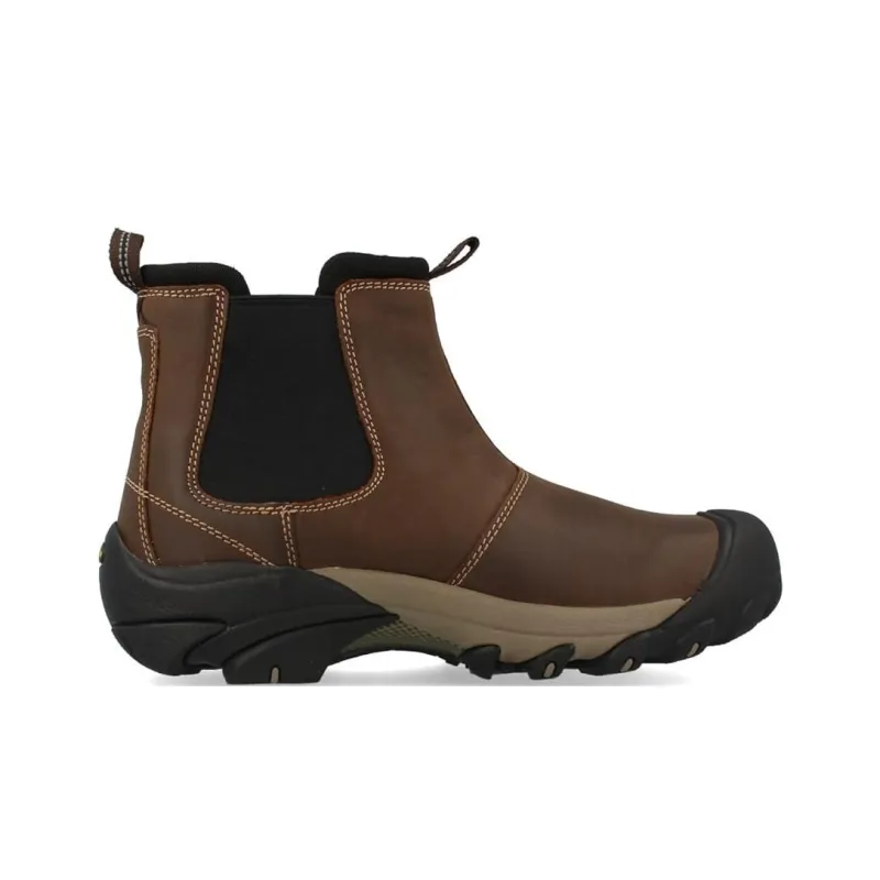 KEEN Targhee 2 Ankle-Length Chelsea Boots Medium Heel Men's Brown-1
