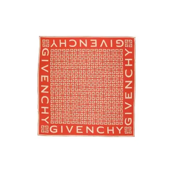 GIVENCHY Silk Silk Scarves Women's Red