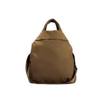 Lululemon Nylon Shoulder Bag, Crossbody Bag Regular Women's Brown