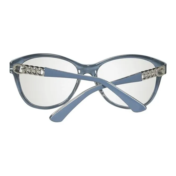 GUESS Plastic Irregular Shape Sunglasses Women's Blue-2