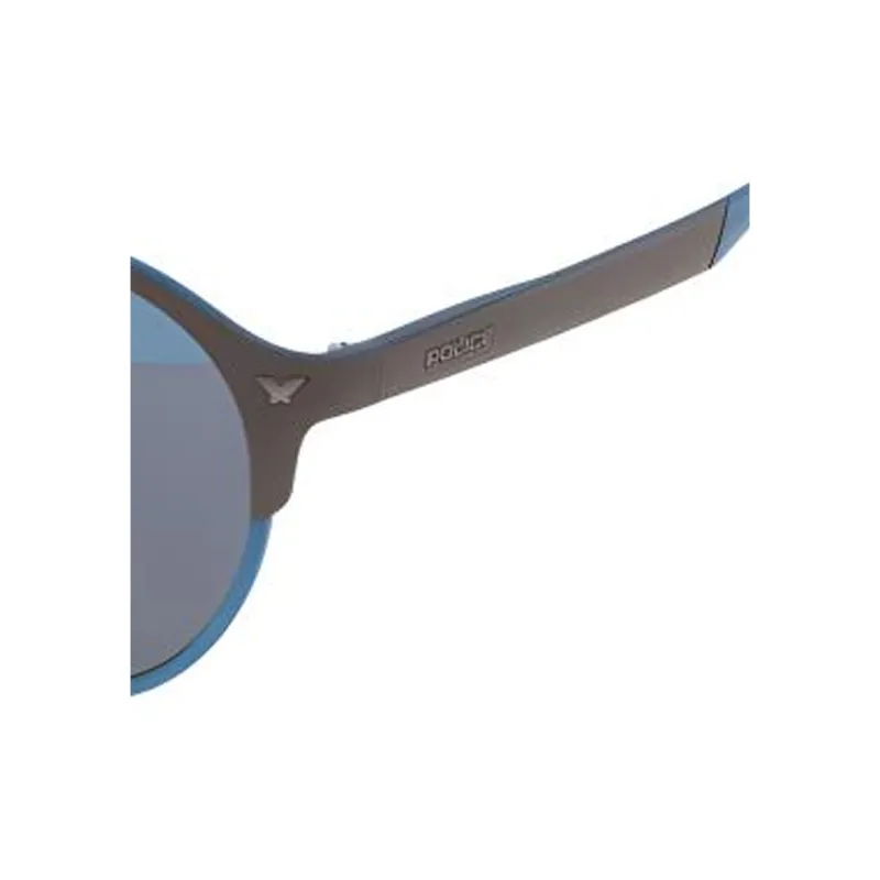 Police Injection Molded Aviator Sunglasses Unisex Brown-2