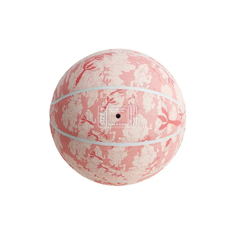 MILACHIC PU Basketball Cherry Blossom Pink Size 7 Training Unisex-5