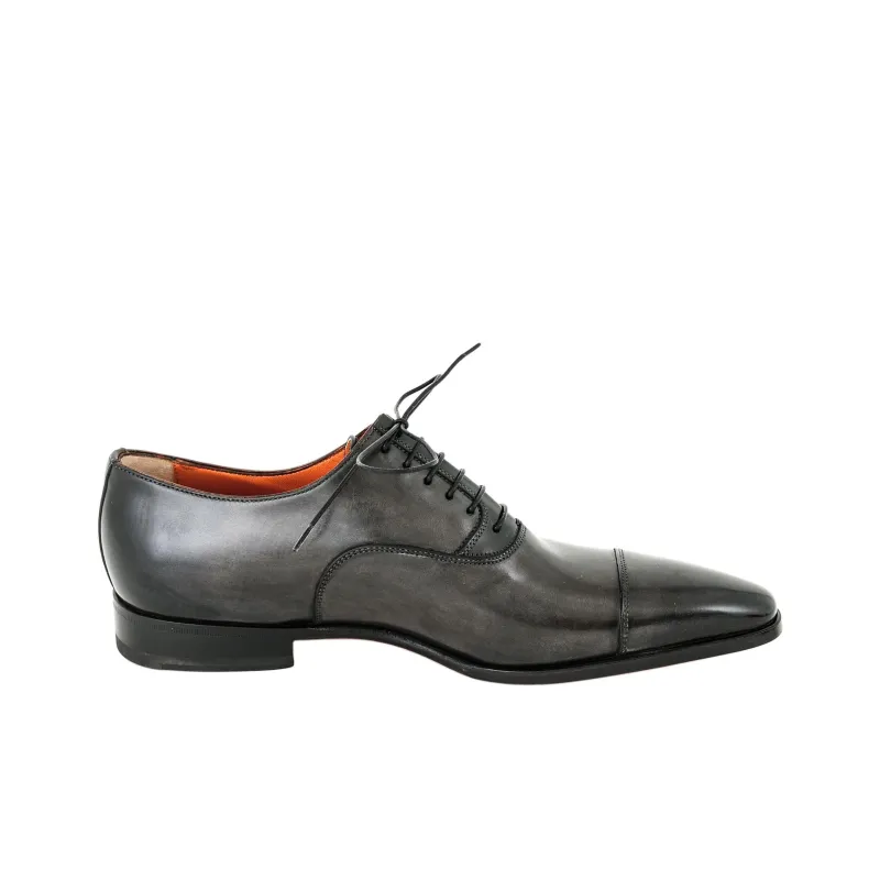 Santoni Greyhound Dress Shoes Men's Gray-1