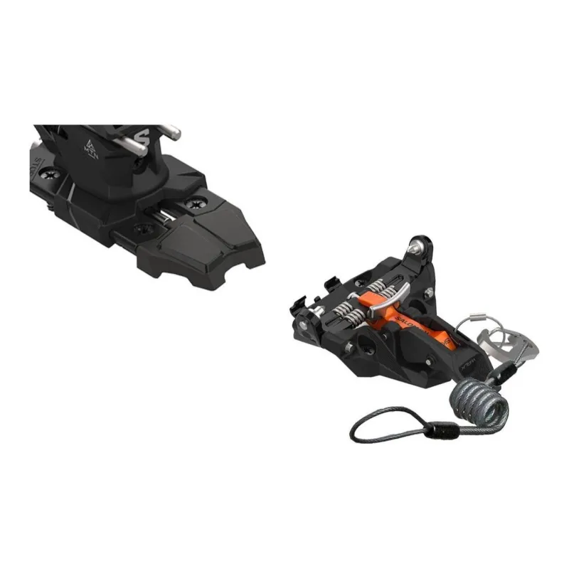 SALOMON Single Snowboard Ski Bindings Orange Black-4