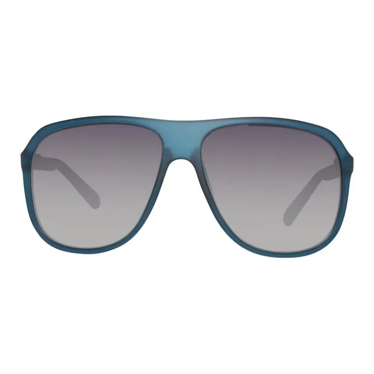 GUESS Acetate Aviator Sunglasses Men's Blue-1