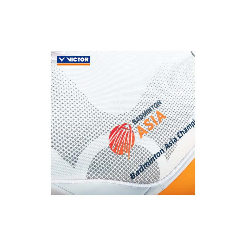 VICTOR Badminton Racket Bags 6 Pcs Pack Sporty Style Shoulder Bag White Unisex Independent Shoe Compartment-5