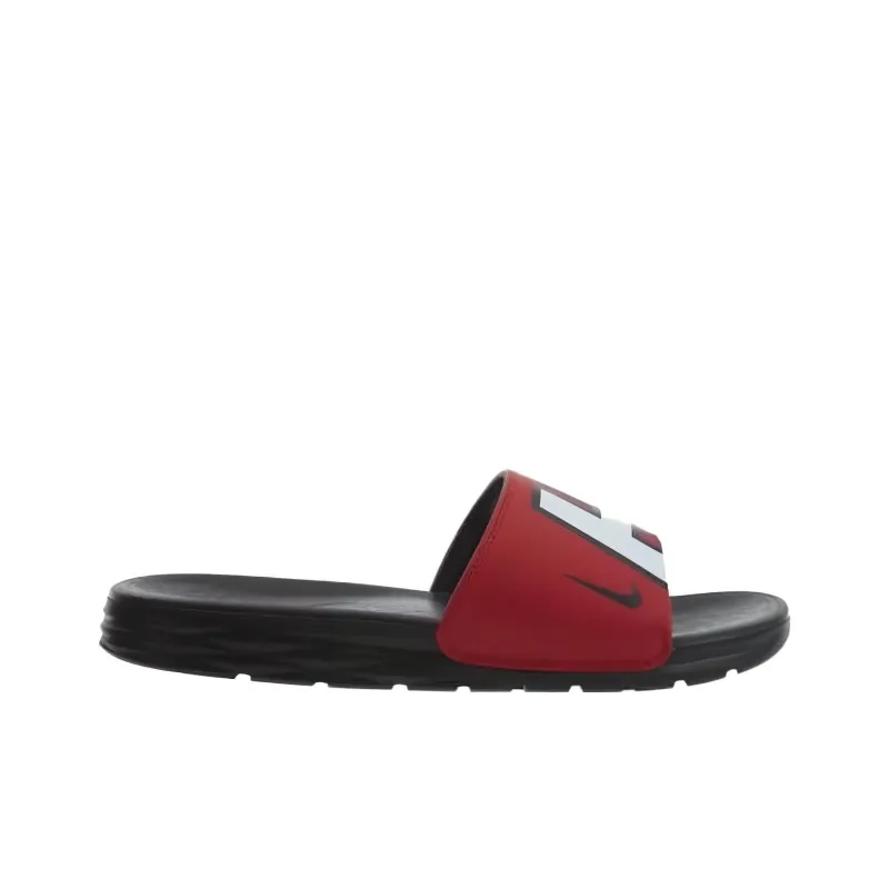 Nike Benassi Solarsoft Nba Tough Red/White Black-1
