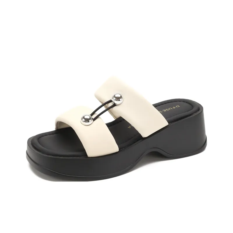 D:FUSE SCANDINAVIA Slip-Resistant Abrasion-Resistant Slide Slippers Women's-7