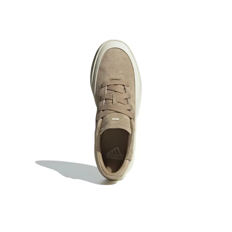 Adidas Labcourt Anti Slip Wear Resistant Low Top Skateboard Shoes Unisex Khaki-4