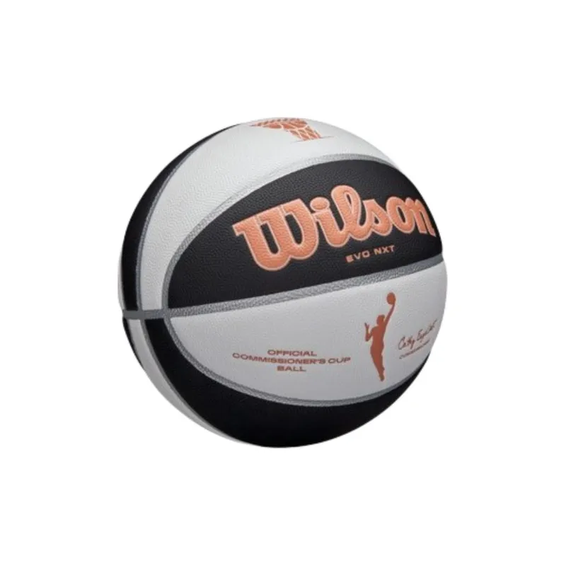 Wilson Synthetic Leather Basketball Black White Rose Gold Size 6 Training-3
