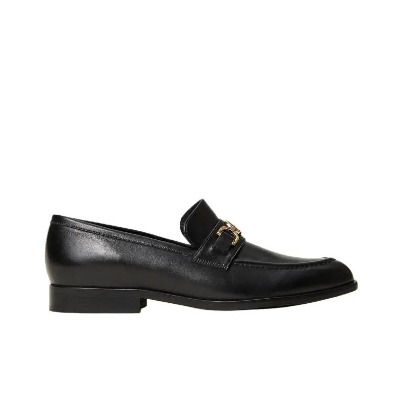 Twinset Oval T Leather Loafers Women's-1