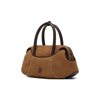 KUNOGIGI Top Grain Cow Leather Crossbody Bags Handbags Women's Sage Green/Matte Yellow/Matte Pink