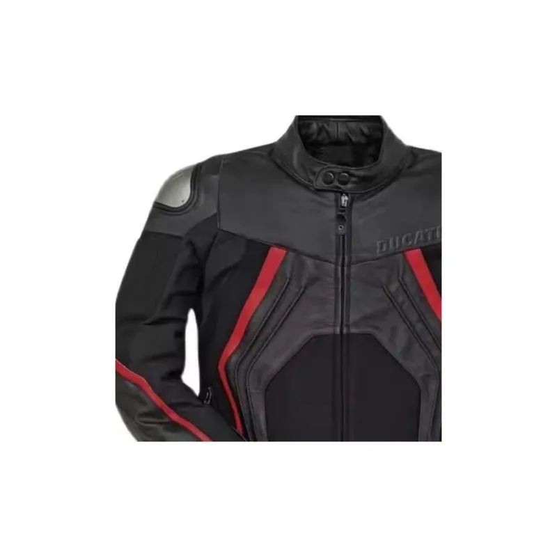 Ducati Unisex Biker Jacket Genuine Leather-2