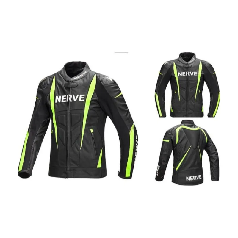 NERVE Biker Jacket Leather Unisex-3