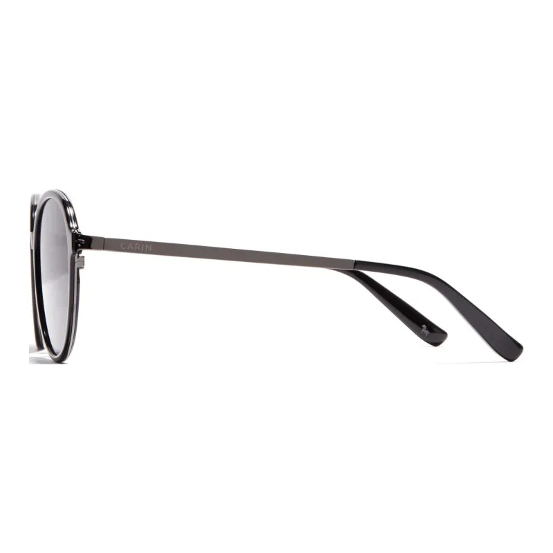 CARIN Plate Frame Stainless Steel Round Sun Protection Sunglasses UV Protection Sunglasses Unisex RONADB Collection-1