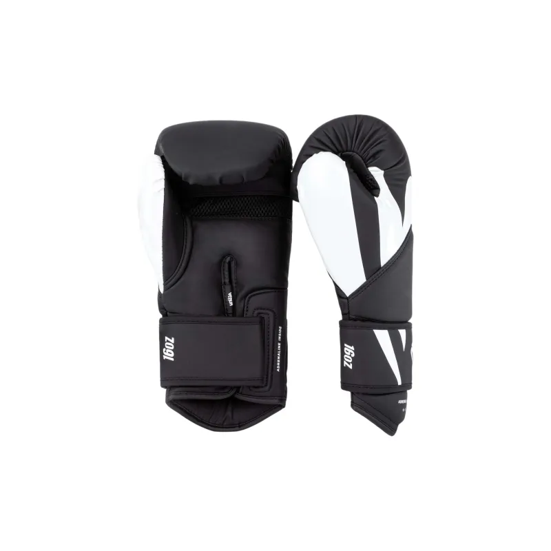 VENUM Boxing Gloves Synthetic Leather Unisex Black White-1