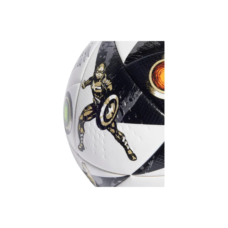 Adidas Match Ball Soccer Seamless Thermal-bonding Unisex Black White Metallic Iron Gray Gold-2