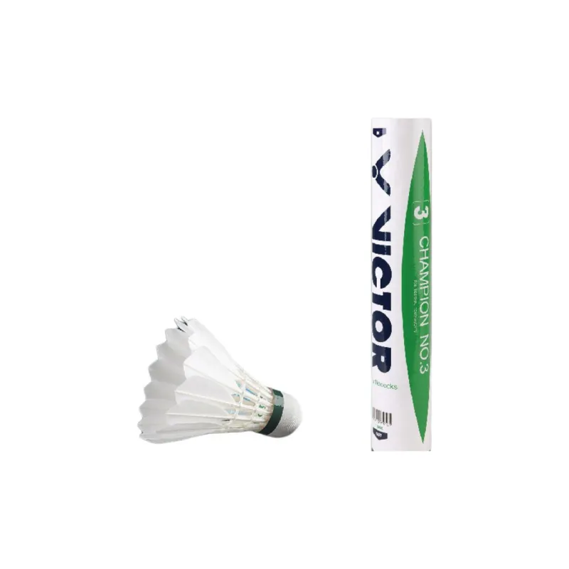 VICTOR Match 3CP3 Duck Feather Shuttlecock 12 Pack CiGu Duck Feather Match Shuttlecocks-3