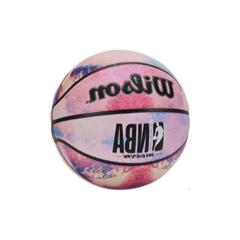 Wilson PU Basketball Pink Purple Gradient Size 5 Training Unisex-2