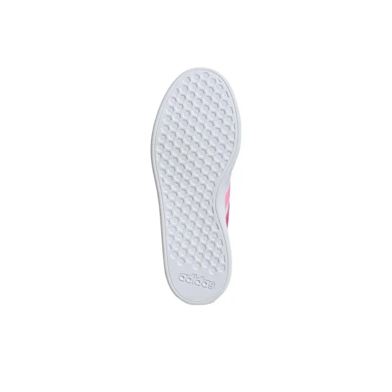 Adidas Grand Court Base 2.0 Anti Slip Wear Resistant Low Top Skateboard Shoes Women's White Pink-5