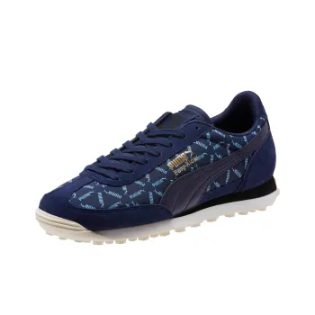PUMA Easy Rider Cushioning Wear Resistant Low Top Running Shoes Men's Blue Black