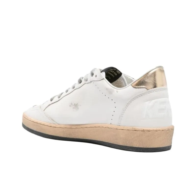 Golden Goose Ball Star Low Top Skateboard Shoes Women's White-3