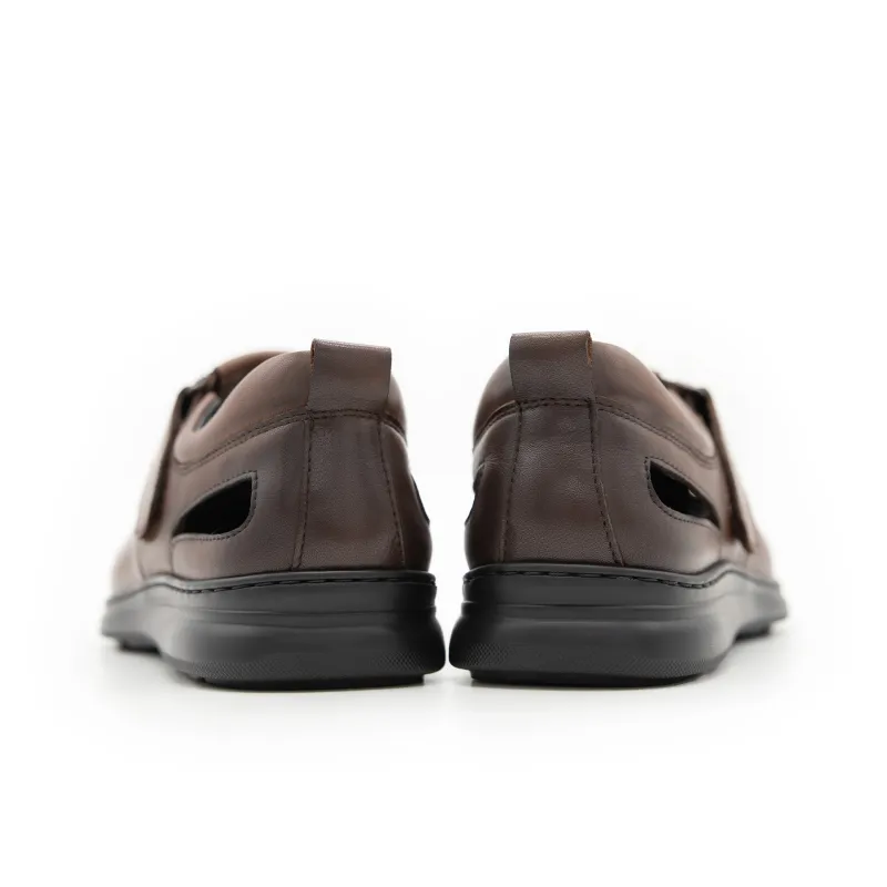 Satchi Beach Sandals Men's Brown-4