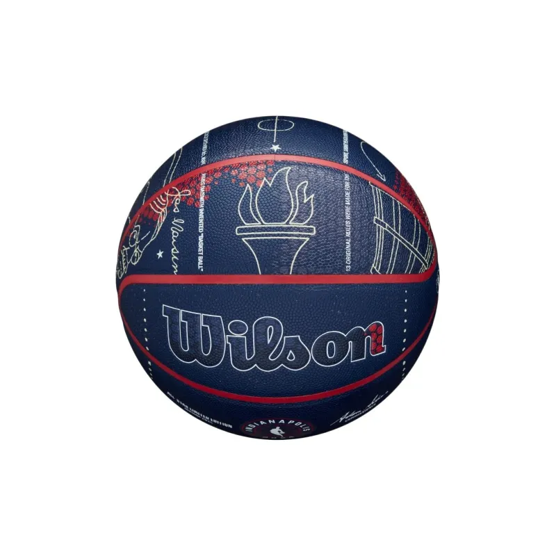 Wilson Size 7 Indoor Outdoor Universal Basketball Synthetic Leather Dark Blue-2