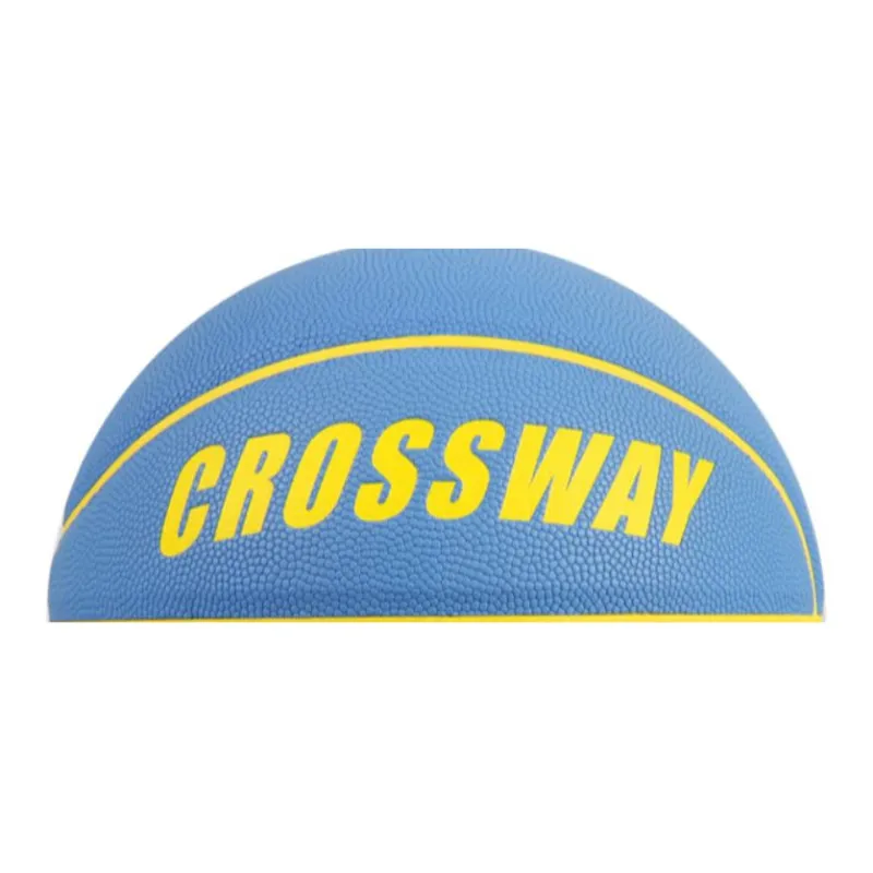 CROSSWAY PU Basketball Blue Yellow Size 5 Training Unisex-3
