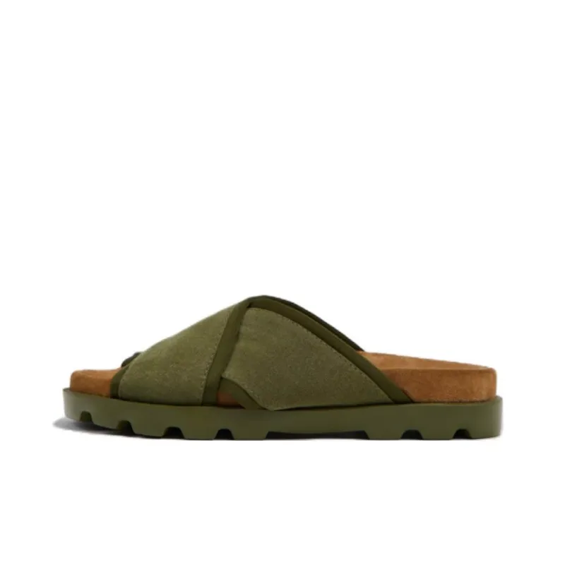 CAMPER Abrasion Resistant Slide Slippers Women's Green-0