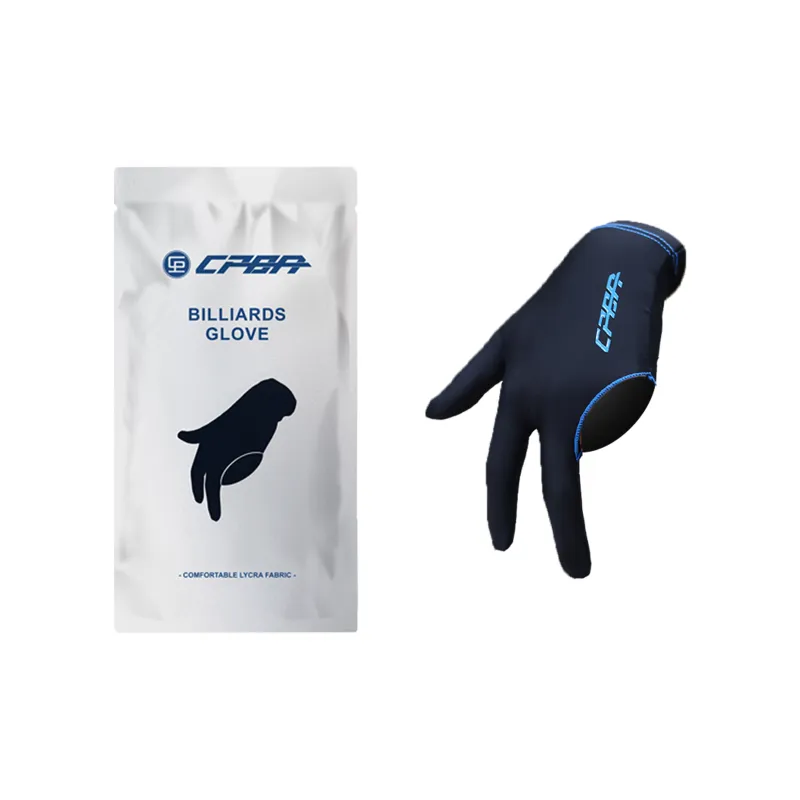 CPBA Billiards Three Finger Gloves Left Hand Single, Fingerless, Lycra Fabric M/L/XL Unisex-1