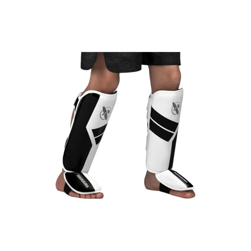 HAYABUSA Boxing Protective Gear, Leg Guard PU Engineering Leather Kids'-4