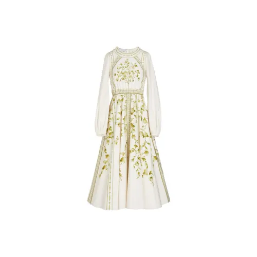 Giambattista Vall Long-Sleeved Dresses Women's White