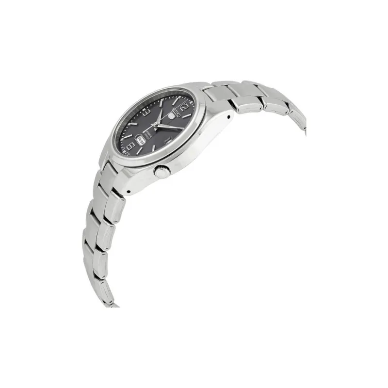 SEIKO Automatic Mechanical Movement Stainless Steel Strap Watch 38mm Men's Watches Black Dial-1