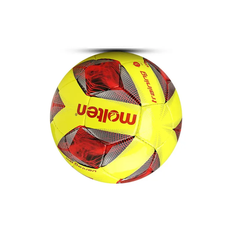 Molten Size 3 Ball Soccer PU Hand Stitched Soccer Ball Unisex Yellow-3