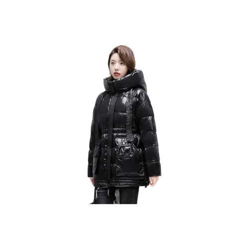 YAYA Down Jackets Women's Black