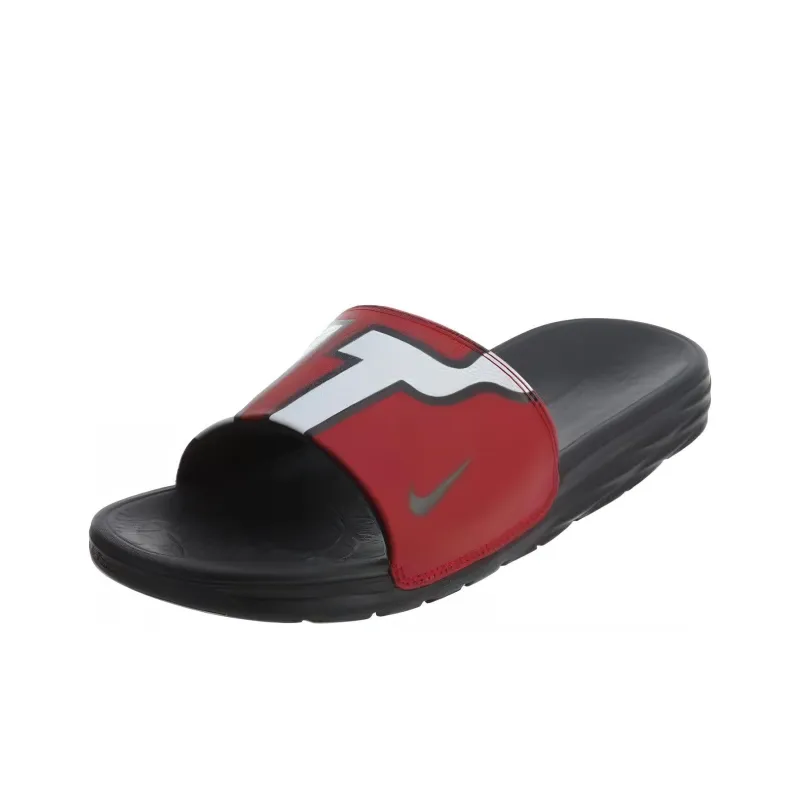 Nike Benassi Solarsoft Nba Tough Red/White Black-2