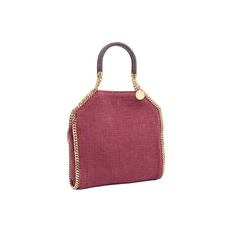 Stella McCartney Logo Plaque Chain Braided Bag-1