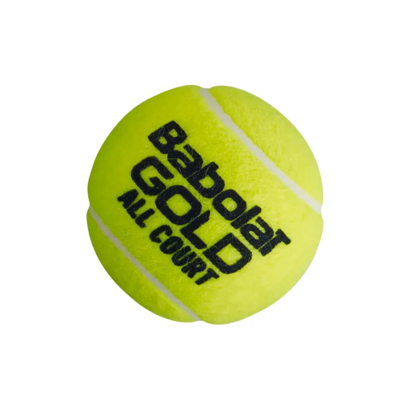 Babolat Gold All Court X3 Tennis Balls Felt Training Ball Indoor And Outdoor Yellow-1