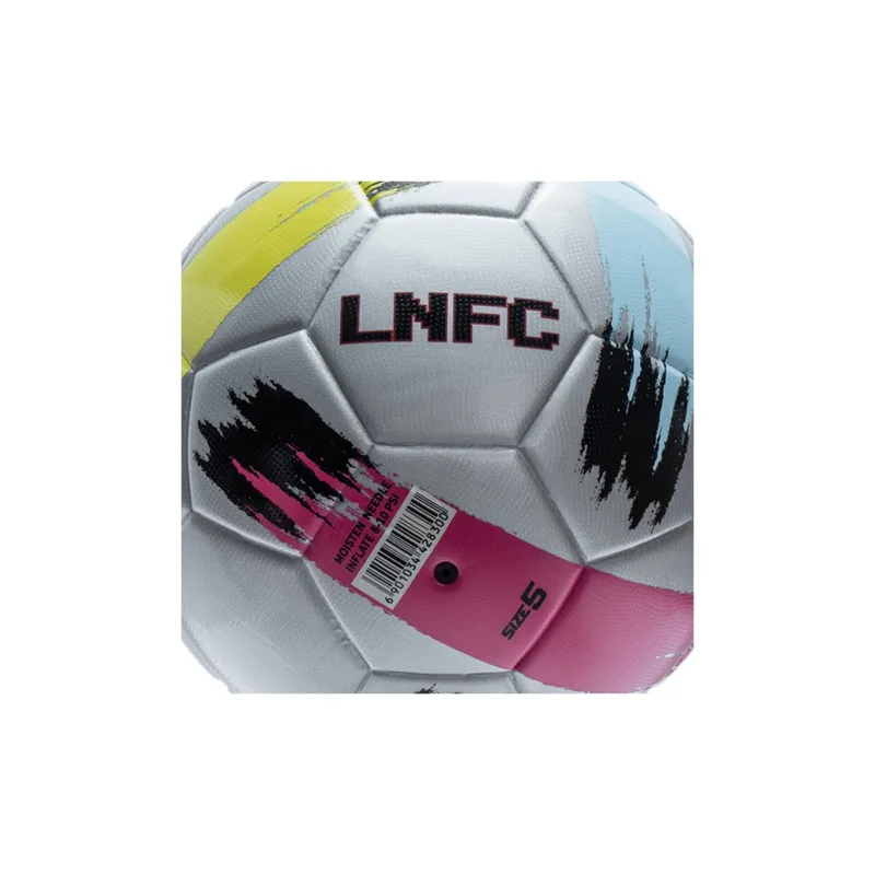 LINING YOUNG Football Size 5 Soccer PU Kids' Silver Gray \ Pink Blue-3