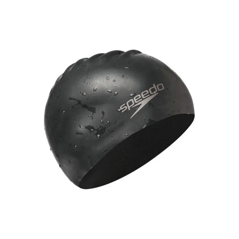 Speedo Swimming Caps Silicone Unisex Black-1