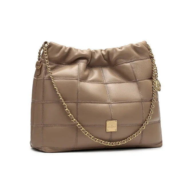 Montagut Sheepskin Shoulder Bag, Chain Bag, Underarm Hobo Bag Regular Women's Stone Gray/Acorn/Ice Coffee/Lilac-13
