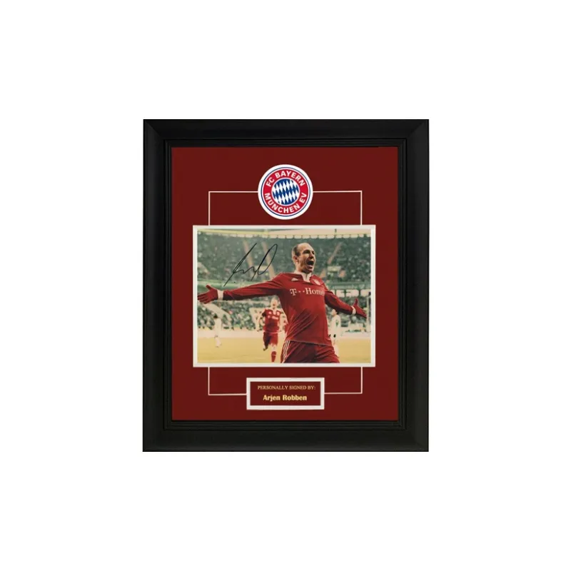 Three For Algeo Ben Hand-Signed Framed Photo Included SA Certificate Bayern Munich Black Little Green Man-1