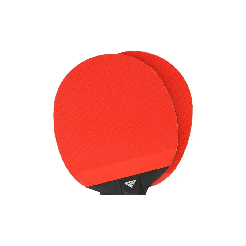 PRADA Ping Pong Paddles Unisex Black Red-3