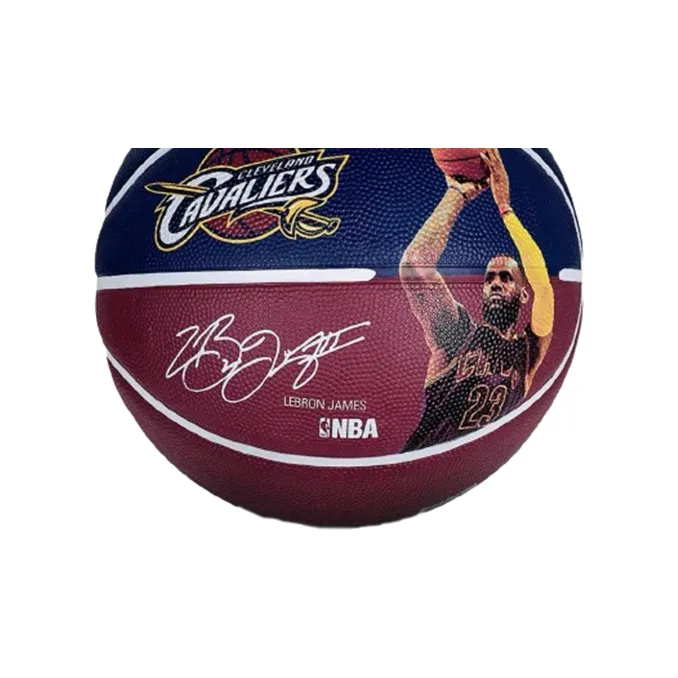 SPALDING PU Basketball Blue Red Size 7 Ball Training Unisex-1