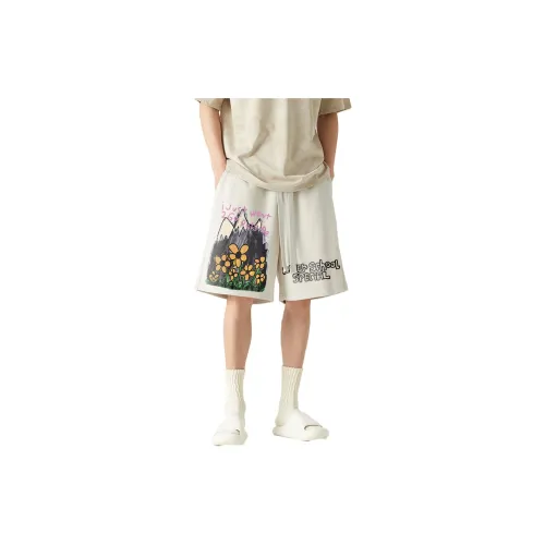 AFTER SCHOOL SPECIAL Casual Shorts Unisex Apricot