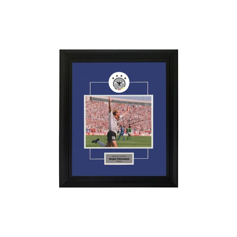 Three For Collection, Clas Schäfer, German Team, Handwritten Signature, Photo, Included SA Certificate, Framed-2
