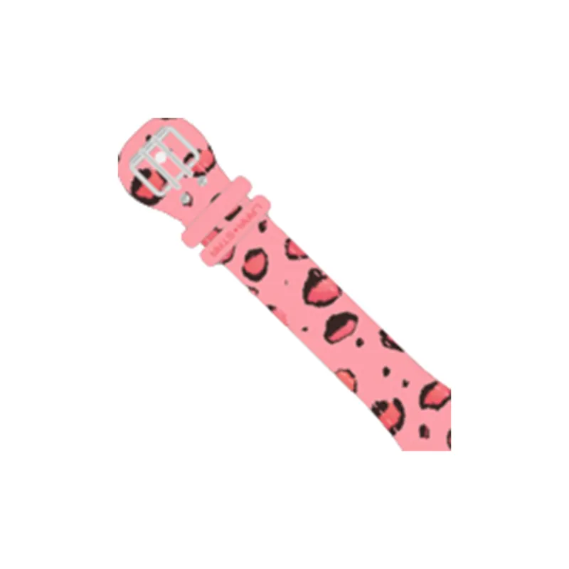 LARA STAR Back Support Braces Fitness Protective Compression Slip-Resistant 1 Pack Sexy Pink Leopard Cow Leather Unisex-2